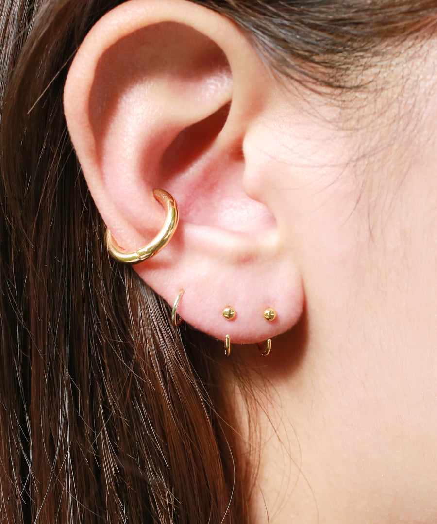 Golden Chunky Hoops