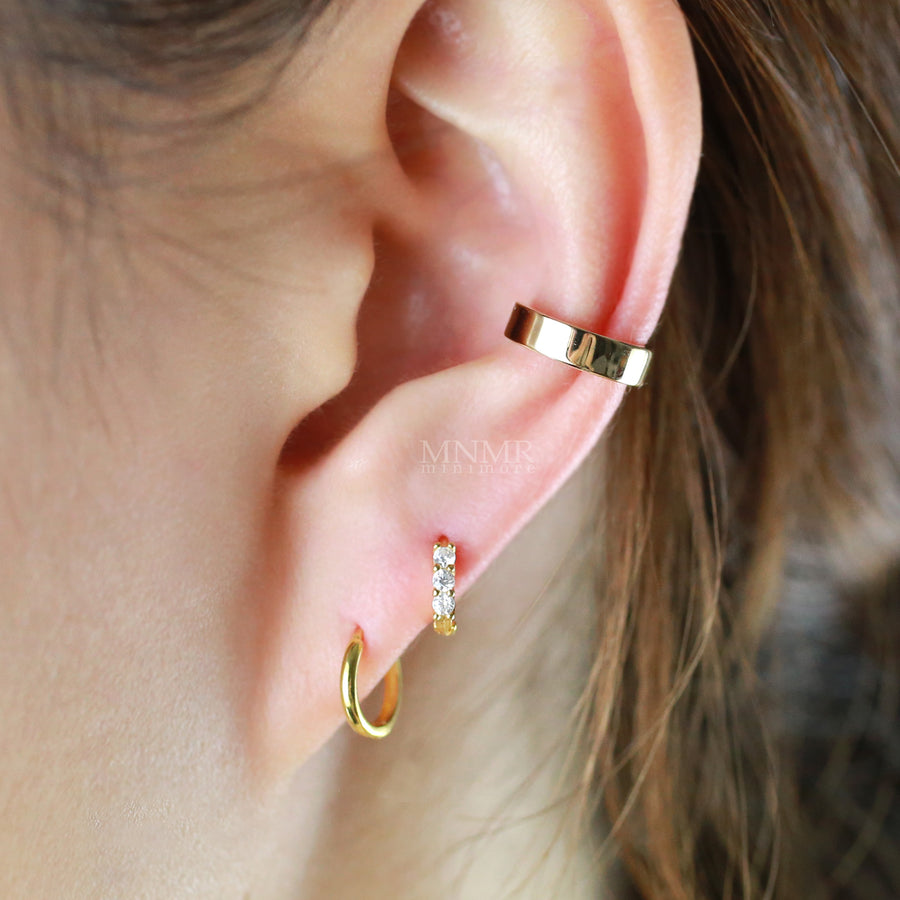 Bold Plain Non-Pierced Ear Cuff